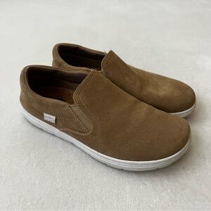 Lems Laguna Women’s Suede Slip On Shoes Driftwood Tan Size 8